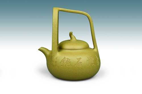 卢宁刚紫砂壶 东坡石铫 