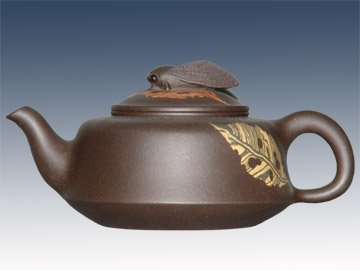 陈品寿紫砂壶 知了 