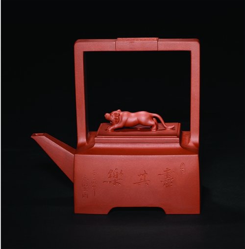 盛东兴紫砂壶 伏虎跃威 