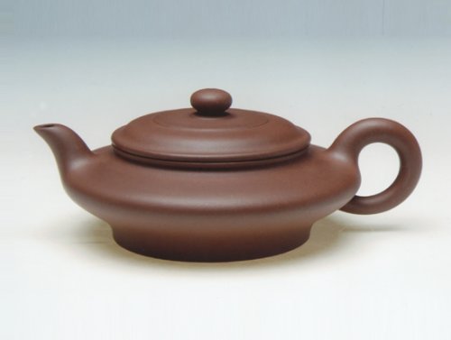陈成紫砂壶 虚扁 