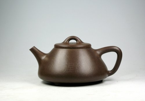 葛陶中紫砂壶 子冶石瓢 