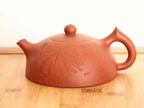 钱玮紫砂壶 半月壶 