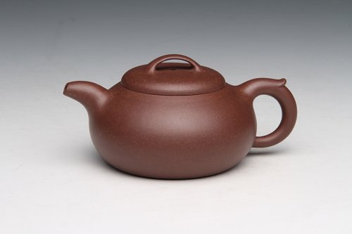 万亚健紫砂壶 过桥扁腹 