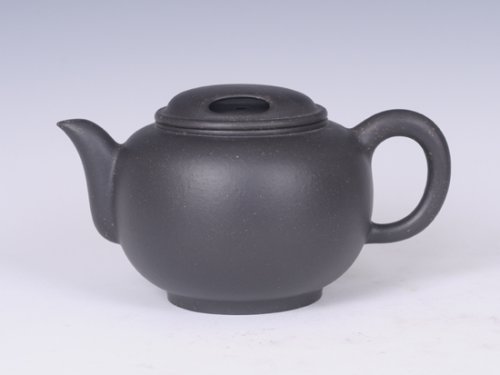 陈伟紫砂壶 牛盖莲子 