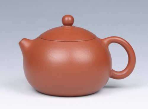 周惠初紫砂壶 朱泥西施 