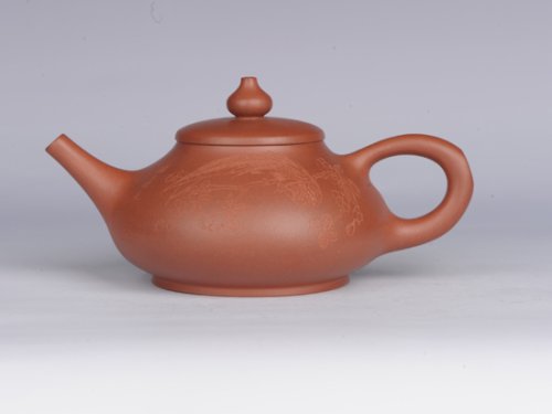 周可明紫砂壶 锦上添花 