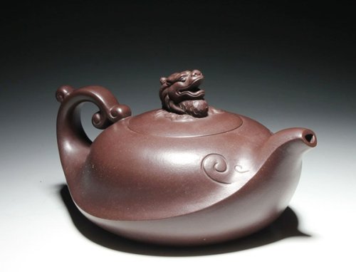 徐汉棠紫砂壶 蛟龙出水 