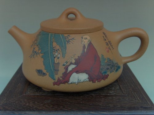 李经强紫砂壶 怀素书蕉 