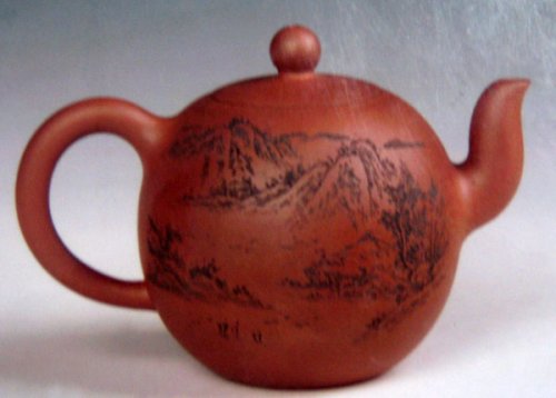 单良仙紫砂壶 圆珠壶 