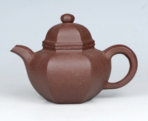 王文娟紫砂壶 六方掇球 