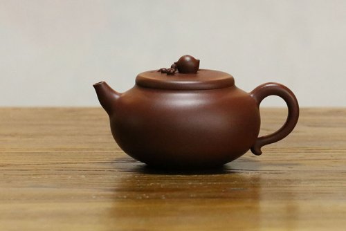 潘跃明紫砂壶 仁寿 