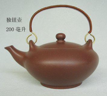 赵明敏紫砂壶 独钮壶 