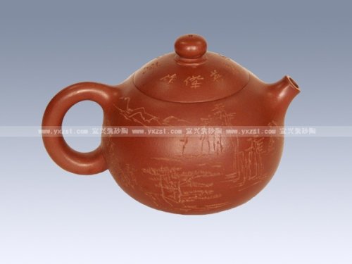 咸晴紫砂壶 倒把西施 