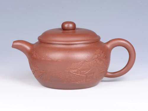 曾红清紫砂壶 - 浮雕婉韵 - 