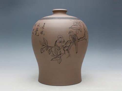 余跃紫砂壶 梅瓶 