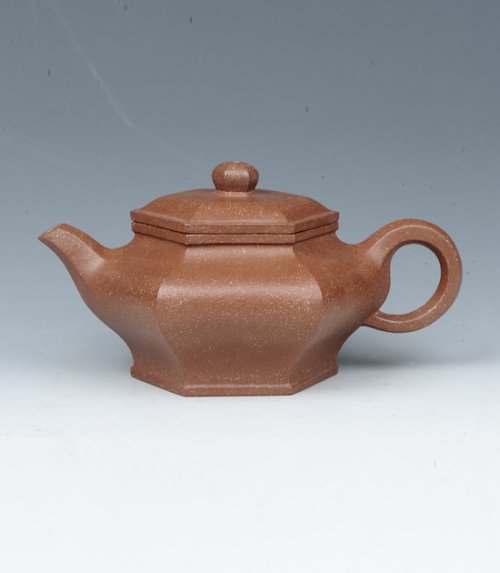 应敏亚紫砂壶 六方矮宫灯 