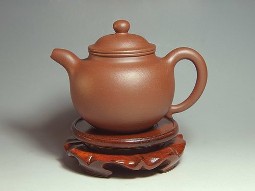 周冠华紫砂壶 掇球 