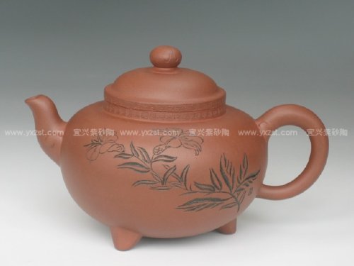李霞紫砂壶 果园三脚 