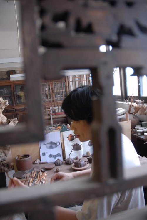 俞荣骏紫砂壶 古藤草堂2 