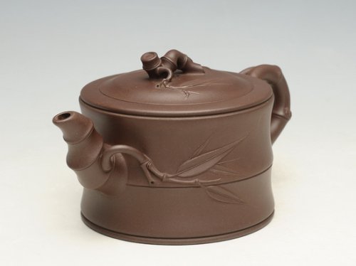 张惠琴紫砂壶 竹段3  400cc 