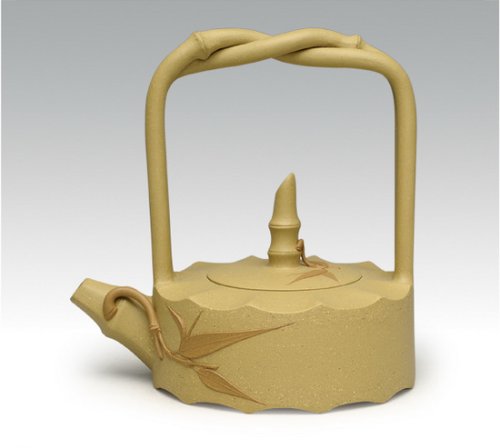 范寿昌紫砂壶 竹节提梁 拷贝 