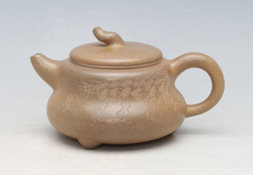 尹怀紫砂壶 葫芦茄段150CC 