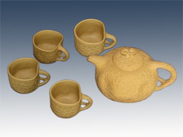 刘泽云紫砂壶 供春套壶 