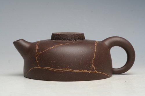 蒋升紫砂壶 古井移木 