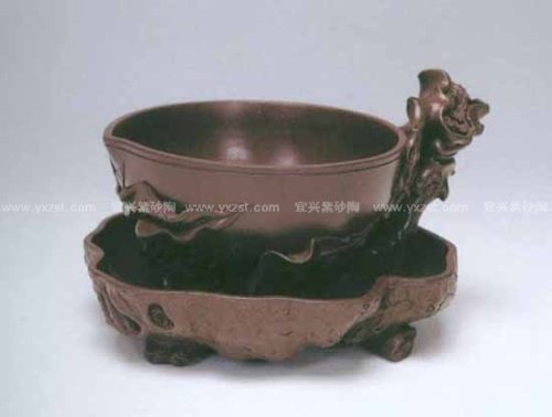 顾道荣紫砂壶 仿明圣思桃杯 