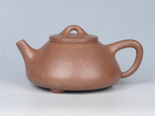 周庚大紫砂壶 石瓢 