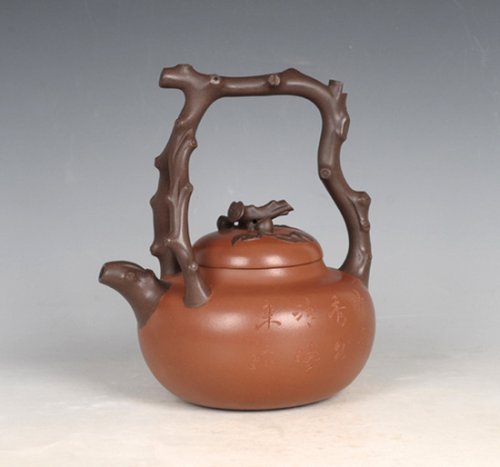 宋亚萍紫砂壶 东坡提梁 (1) 