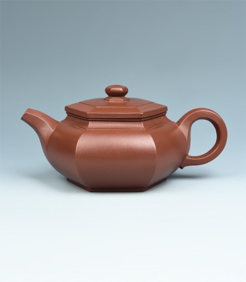 周荣伟紫砂壶 大彬六方 