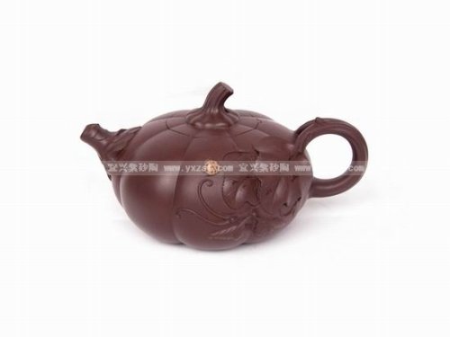高瑞南紫砂壶 扁南瓜 
