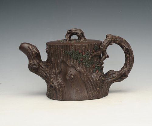 顾余根紫砂壶 大锦松  容量：1000cc 