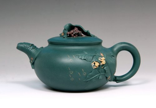 张建明紫砂壶 听雨 