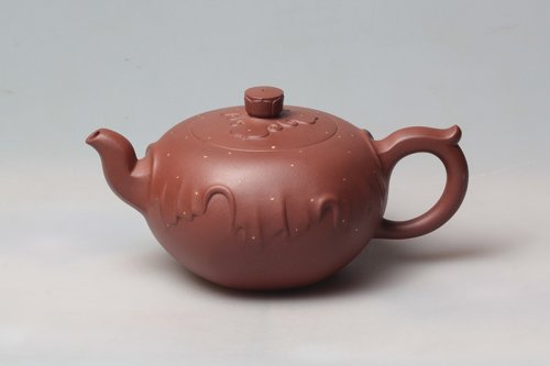 周强紫砂壶 锦上添花 