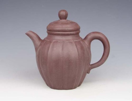 刘晨紫砂壶 鸳鸯锦囊 