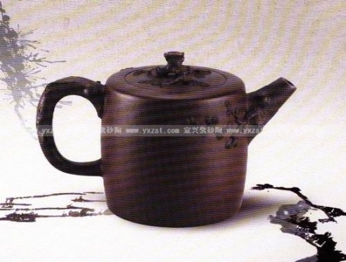 薛卫平紫砂壶 青松 