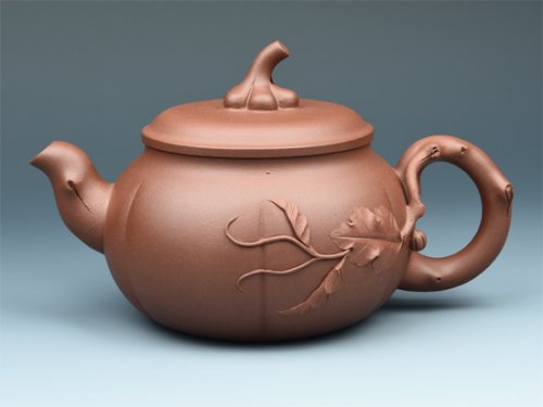 朱菊华紫砂壶 南瓜 