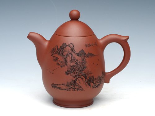 严志军紫砂壶 玉亭  泥料：黄龙山清水泥  容量：380CC 