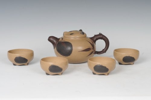 代浩祥紫砂壶 熊猫茶具 