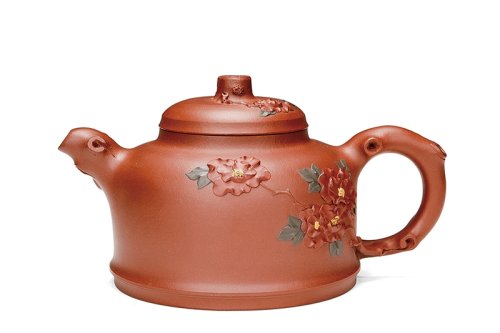 吴菊芳紫砂壶 花魁壶 