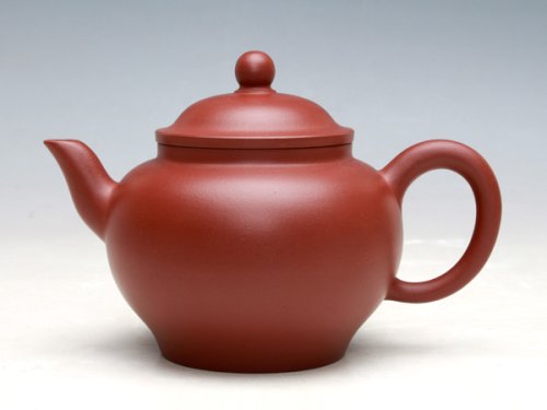 洪美华紫砂壶 寿 红（龙血砂） 