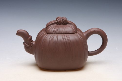 蒋金凤紫砂壶 包袱壶 