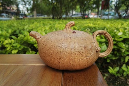 周学琴紫砂壶 南瓜 