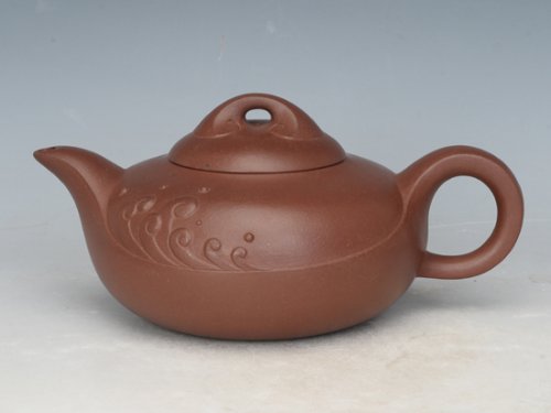 周建芬紫砂壶 紫气东来 