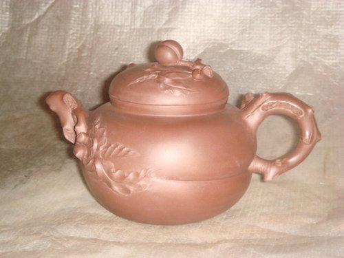 邹辉紫砂壶 寿桃 