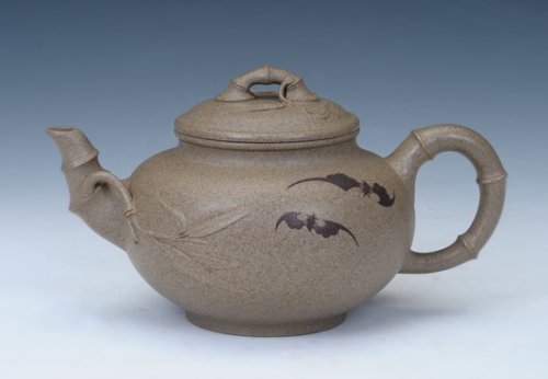 刘方紫砂壶 福在眼前 