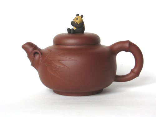 毛丹紫砂壶 大熊猫 