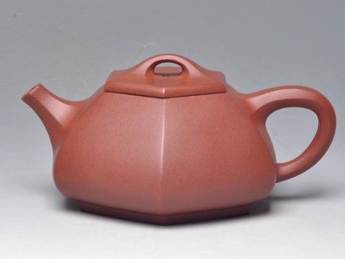 王福新紫砂壶 六方石瓢（底槽青）... 